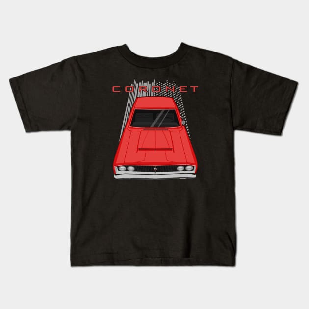 Dodge Coronet 1968 - red Kids T-Shirt by V8social